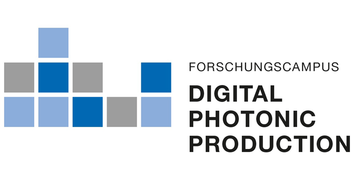 The picture shows the logo of the Digital Photonic Production Research Campus.