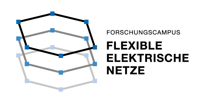 Das Bild zeigt das Logo des Forschungscampus Flexible Elektrische Netze.